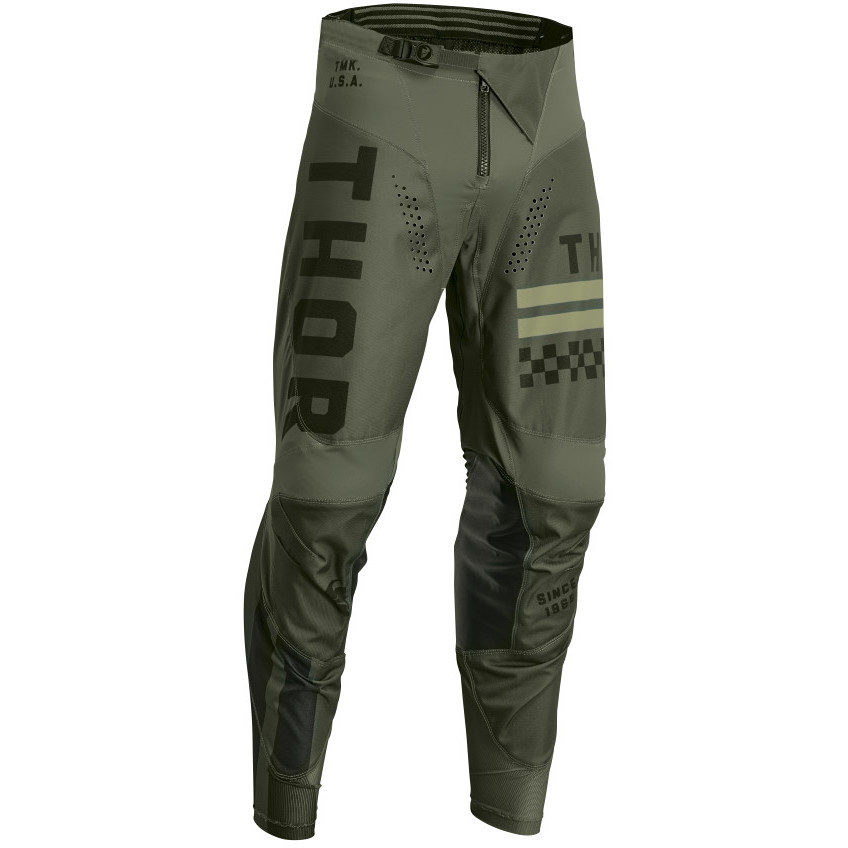 Thor Cross Enduro Motorcycle Pants PANT PULSE Child Combat Black Green
