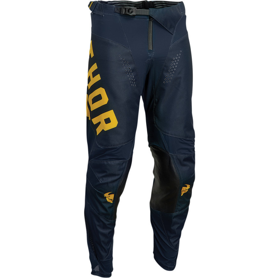 Thor Cross Enduro Motorcycle Pants PANT PULSE Vaper Dark Blue Yellow