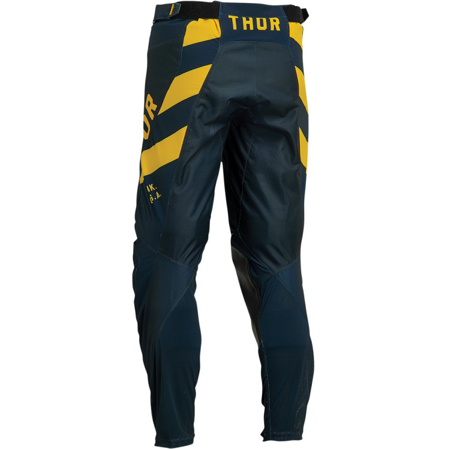 Thor Cross Enduro Motorcycle Pants PANT PULSE Vaper Dark Blue Yellow