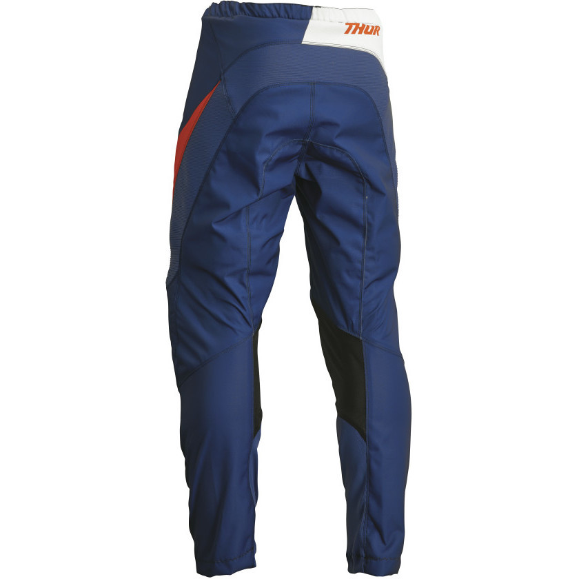 Thor Cross Enduro Motorcycle Pants PANT SECTOR Child Edge Orange Navy Blue
