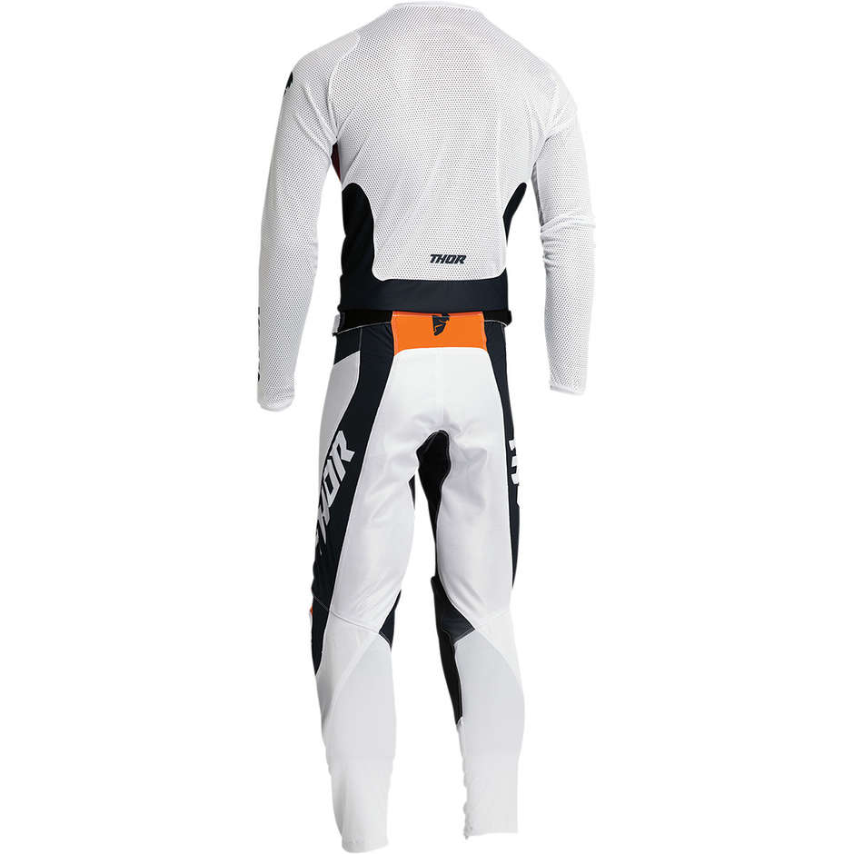Thor Cross Enduro Motorcycle Pants PULSE REACT AIR Midnight White