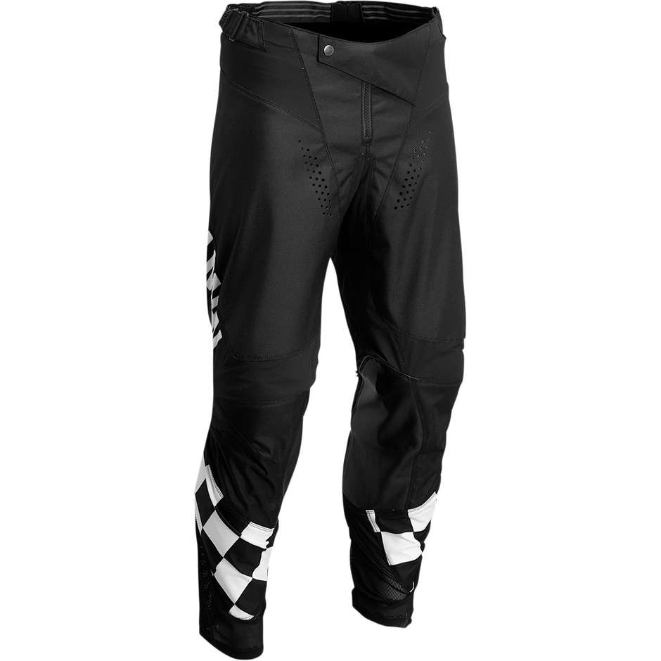 Thor Cross Enduro Motorradtrikot HALLMAN DIFFER DRAFT Weiß Schwarz Blau Navy