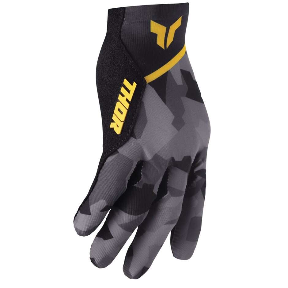 Thor Damen Moto Cross Handschuhe SPORTMODE SHADOW Schwarz
