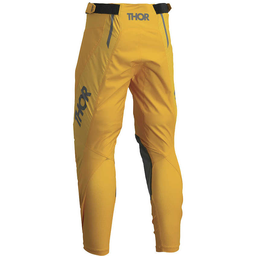 Thor Enduro Moto Cross Pants PANT PULSE 04 Mono Yellow Gray For Sale Online  