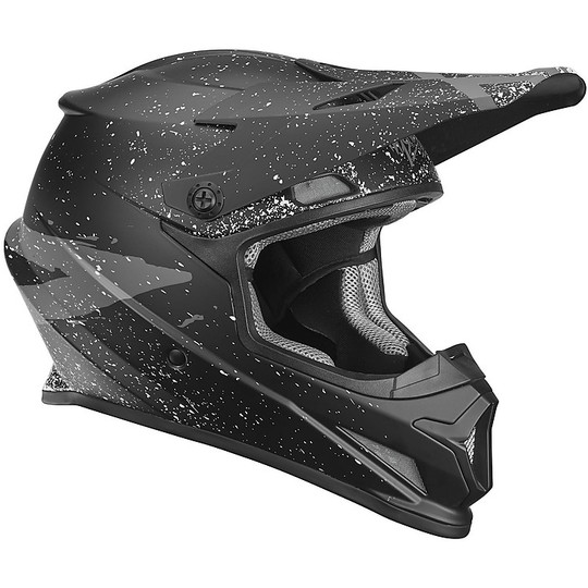 Thor Enduro Motorcycle Helmet Sector HYPE Black Charcoal matt
