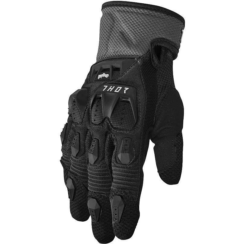 Thor GLOVE TERRAIN Black Petrol Cross Enduro Motorcycle Gloves