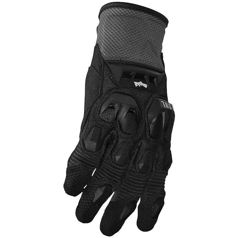 Thor GLOVE TERRAIN Black Petrol Cross Enduro Motorcycle Gloves