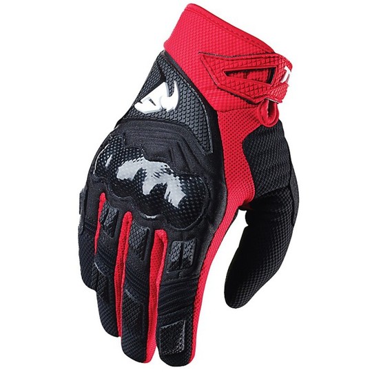 Thor Impact Gloves Cross Enduro Motorcycle Gloves With Red Protection