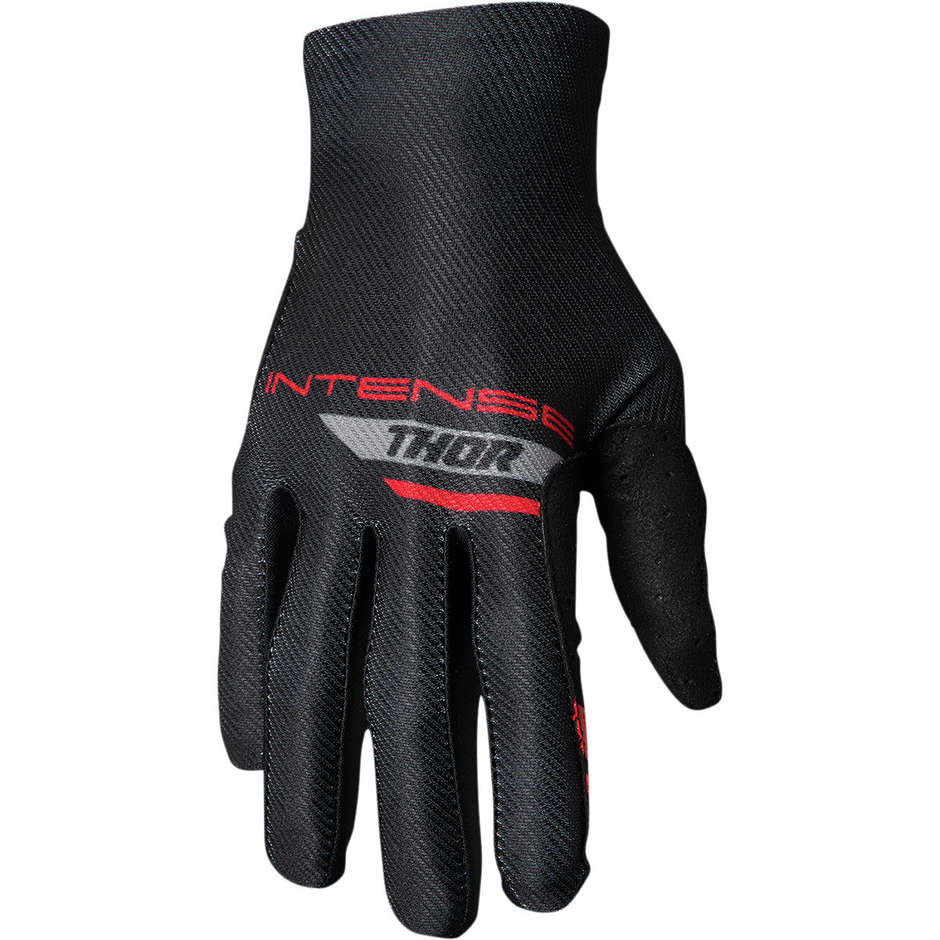 Thor INTENSE TEAM Cross Enduro Motorcycle Gloves Black Red