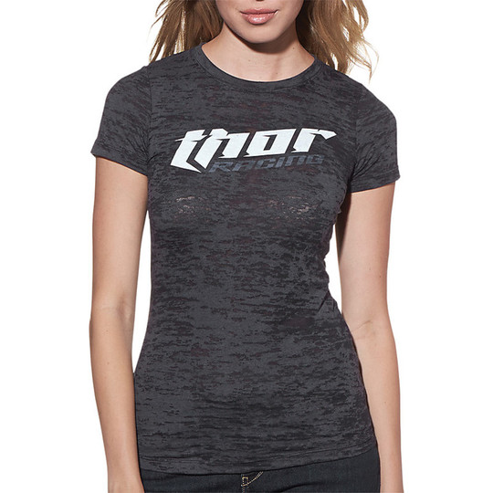 Thor Lady Sportswear RACING T-Shirt Noir