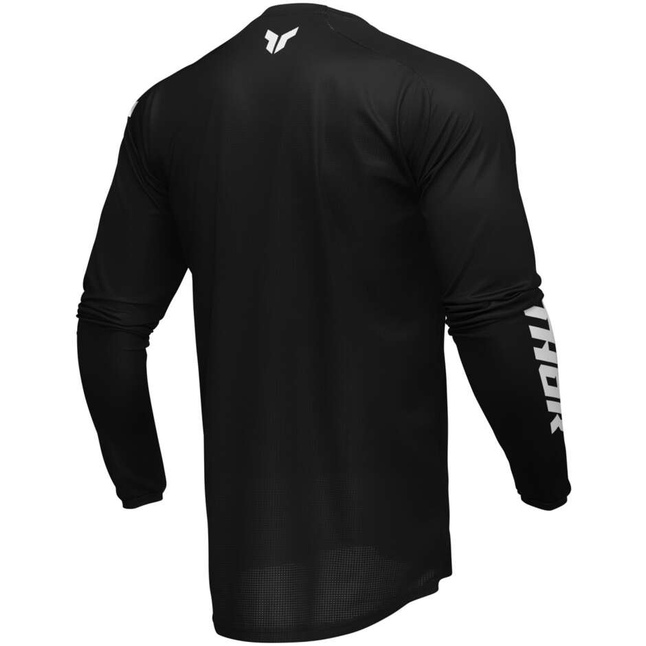 Thor LAUNCHMODE BRAVE Black Grey Cross Enduro Motorcycle Jersey
