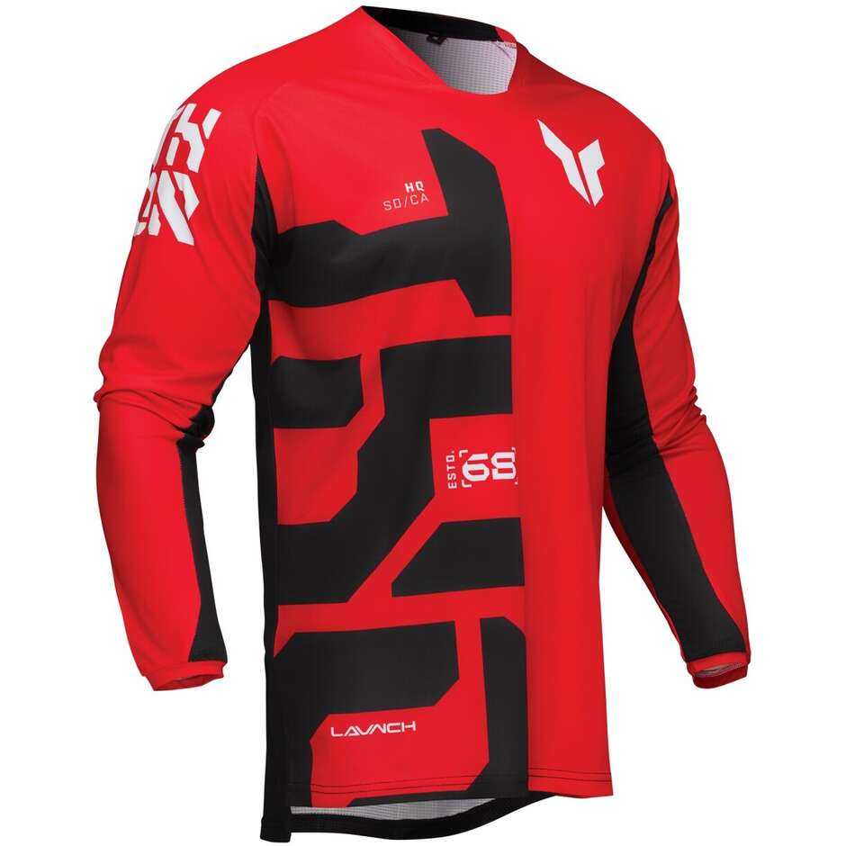 Thor LAUNCHMODE FORGE Red Cross Enduro Moto Jersey