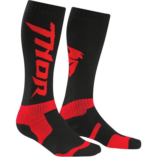 Thor MX socks Techniques Black / Red