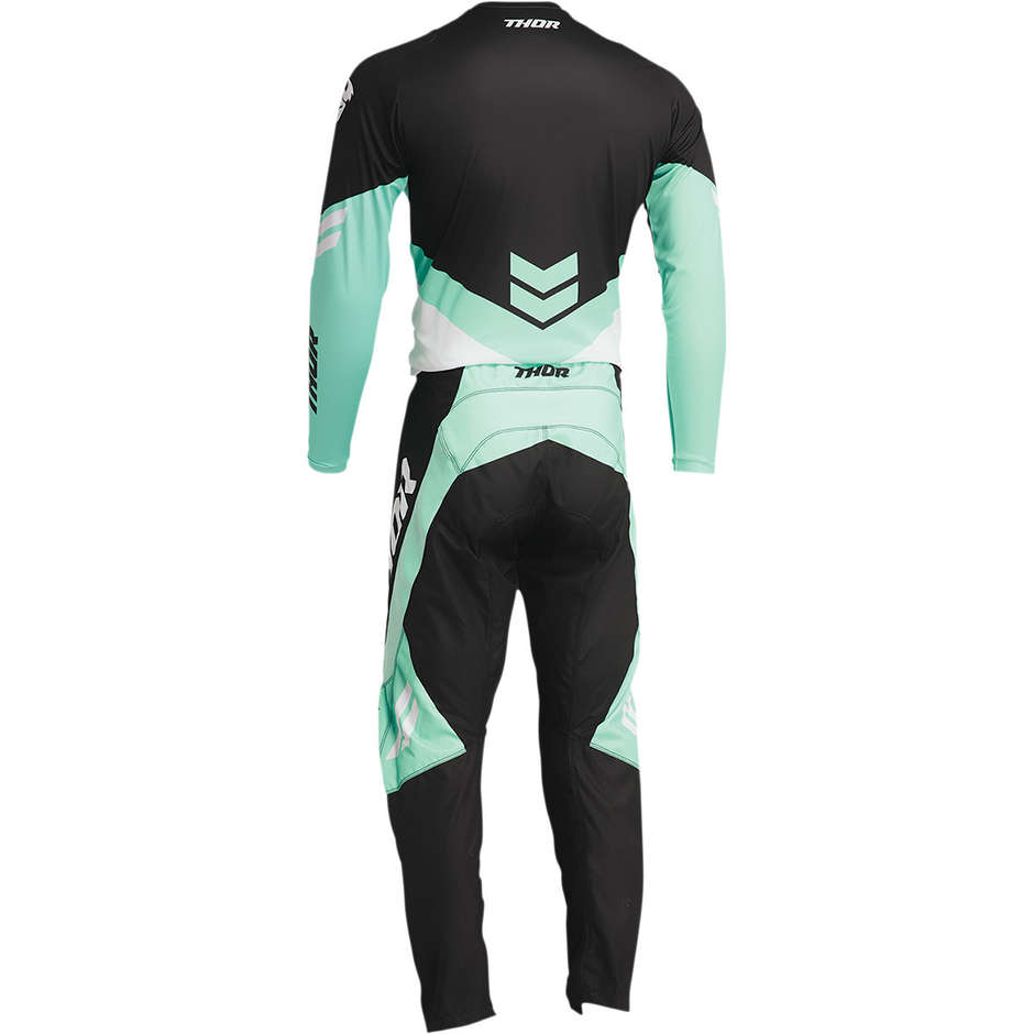 Thor SECTOR CHEV Cross Enduro Motorcycle Jersey Black Mint