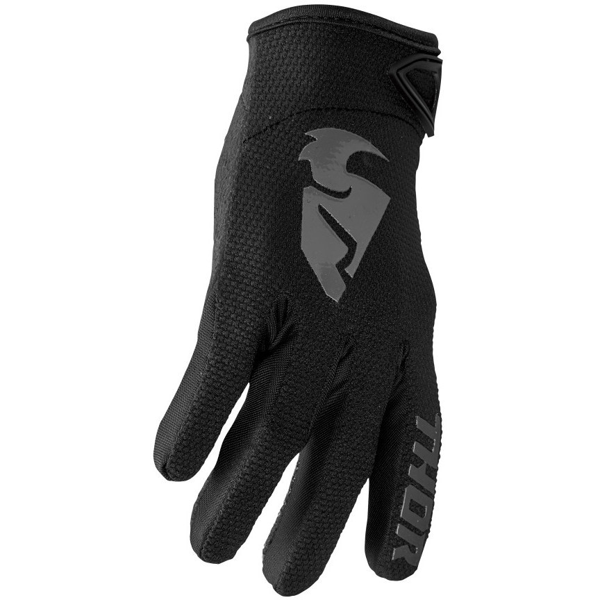 Thor Sector Child Cross Enduro Motorcycle Gloves Black
