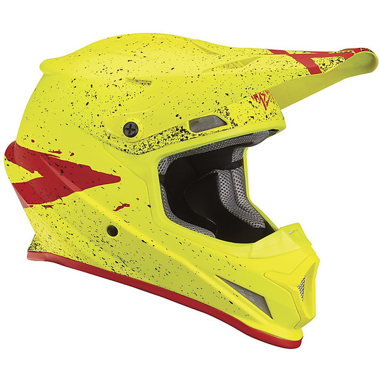 Thor Sector HYPE Motorcycle Helmet Cross Enduro Matt Yellow