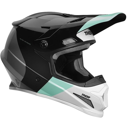 Thor Sector Mips Motorcycle Helmet Cross Enduro Black Green
