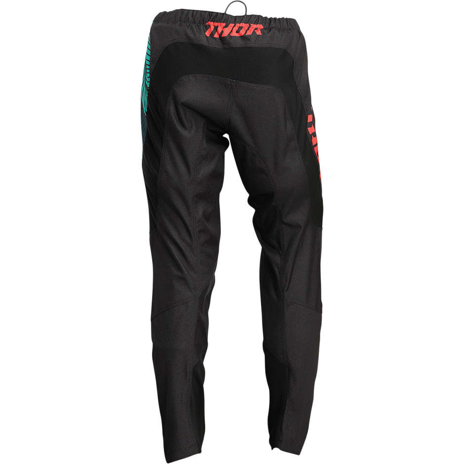 Thor SECTOR URTH Women's Cross Enduro Motorcycle Pants Black Teal