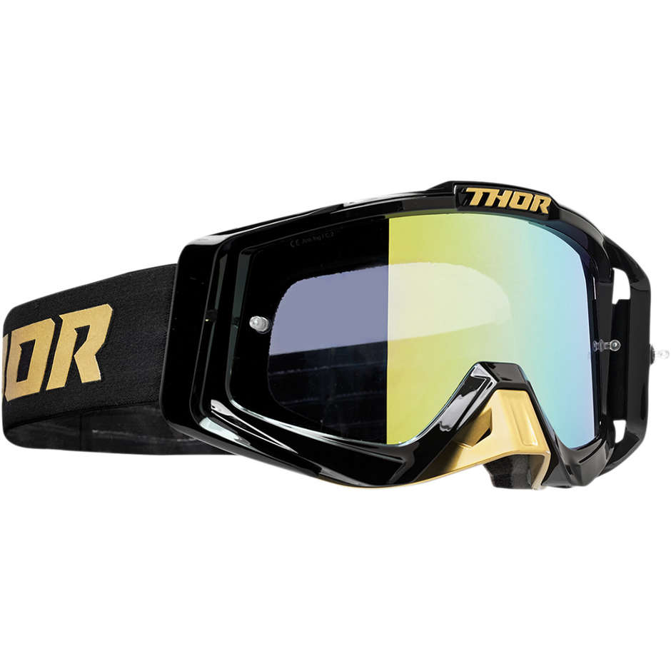Thor SNIPER PRO Cross Enduro Motorcycle Glasses Gold Black