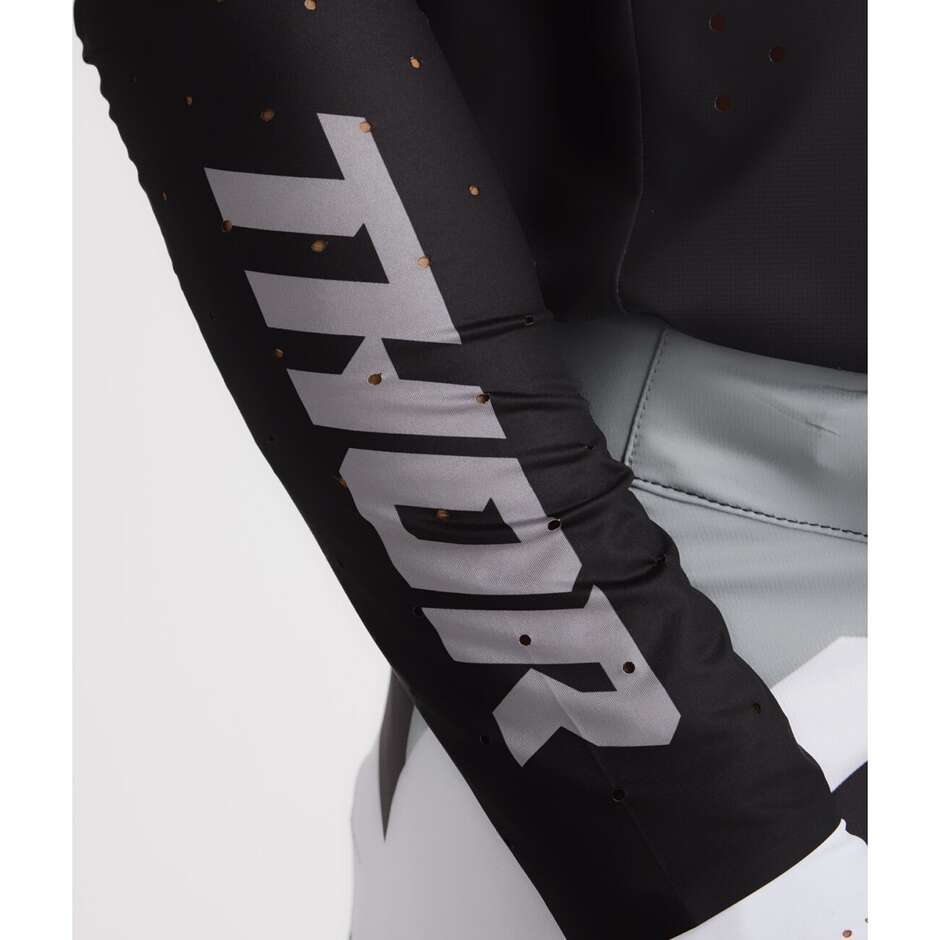 Thor SPORTMODE BRAVE Black Cross Enduro Moto Jersey