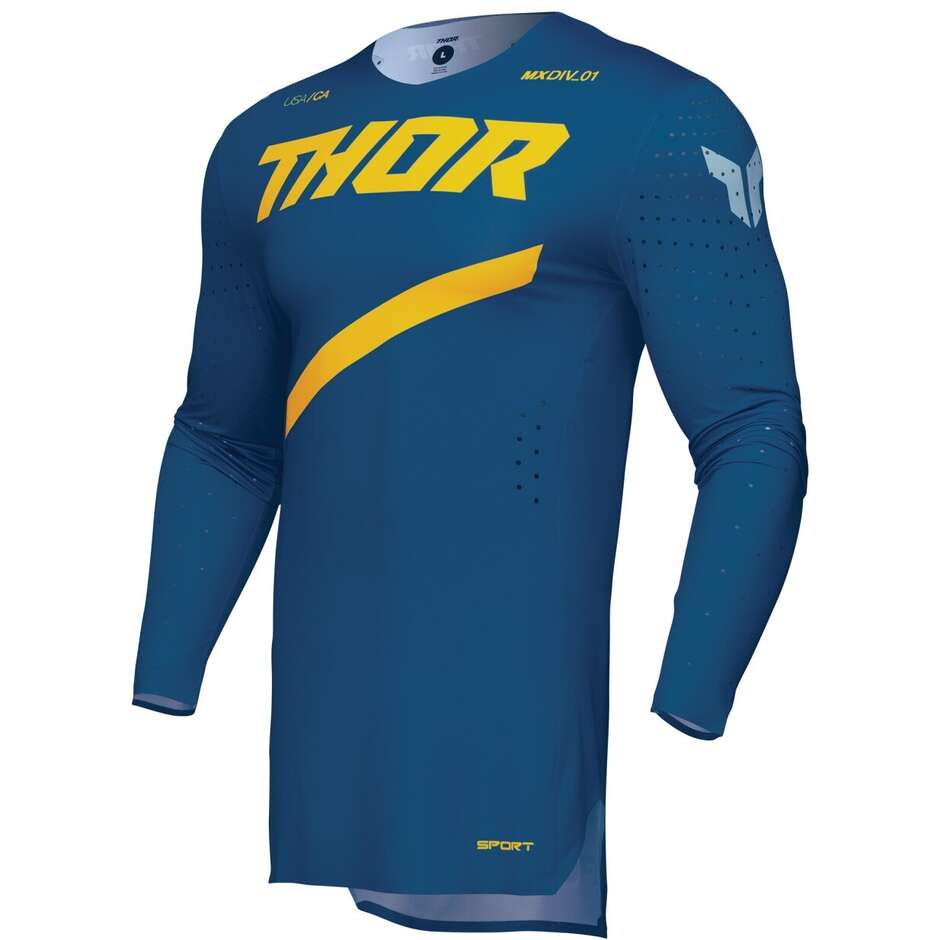 Thor SPORTMODE BRAVE Blue Cross Enduro Moto Jersey