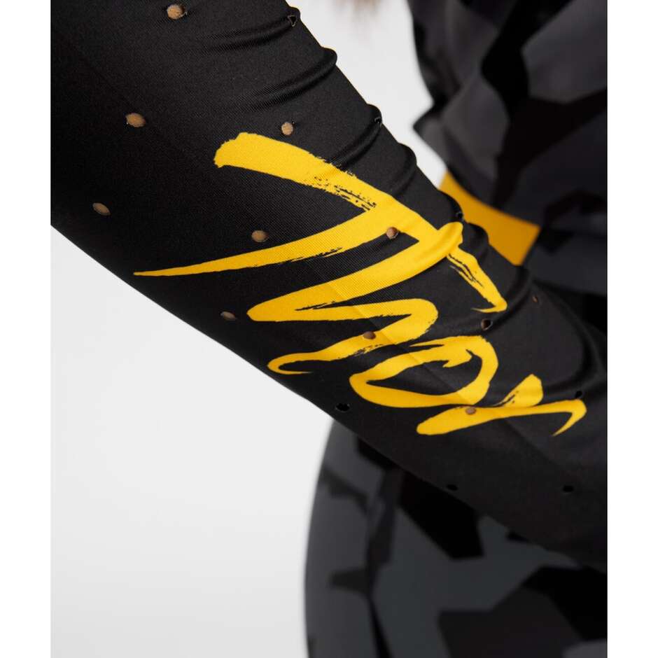 Thor SPORTMODE SHADOW Damen Cross Enduro Motorradtrikot Schwarz