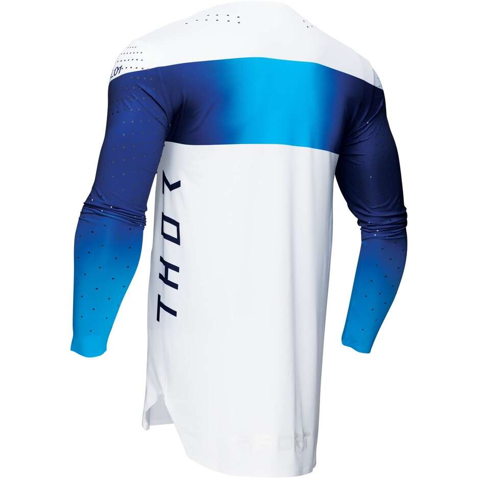 Thor SPORTMODE STRIKE Blue White Cross Enduro Motorcycle Jersey
