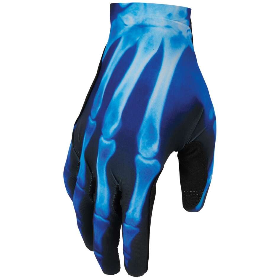 Thor SPORTMODE X-RAY Blue Cross Enduro Motorcycle Gloves