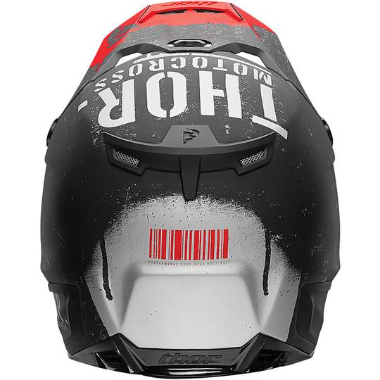 Thor Verge 2017 Objectiv Cross Enduro casque de moto Noir Gris