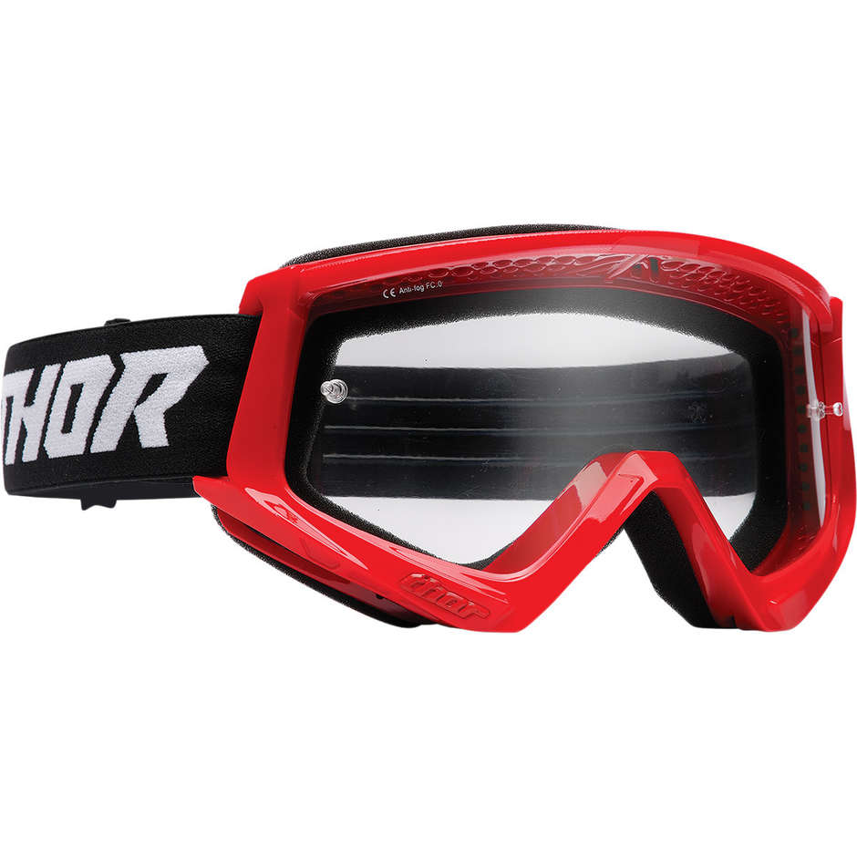 Thor Youth Combat 22 Red Cross Enduro Motorcycle Goggles