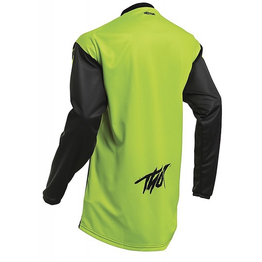 Thor Youth Sector S20 Link Cross Enduro Moto Jersey Acid Green