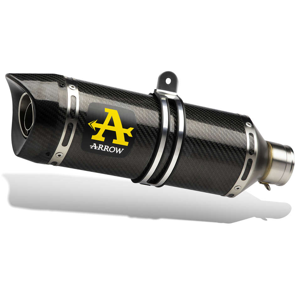 Thunder carbon exhaust with carby end cap for Yamaha MT-07 (21-24)