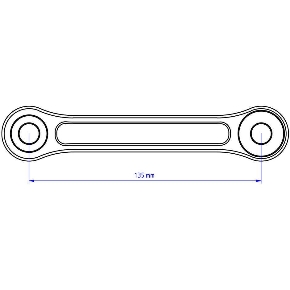 Tiranti sospensione posteriore Ducati Panigale V4 CNC Racing TR105 Rosso