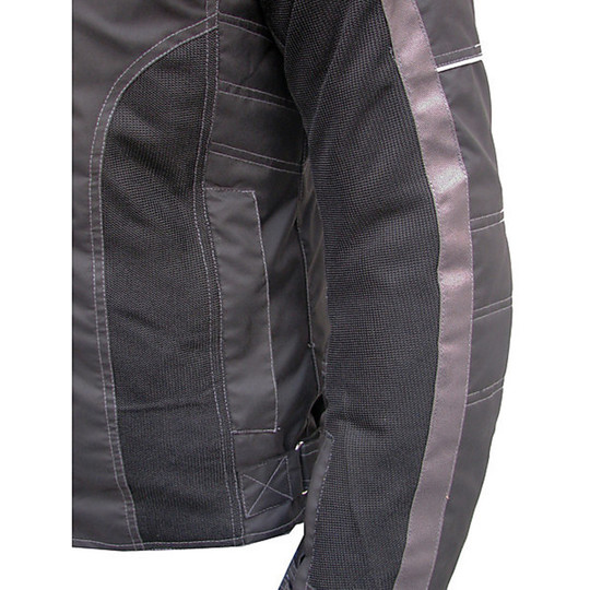 Tissu de veste de moto 3 couches Modus Plus Shield Double rembourrage imperméable perforé