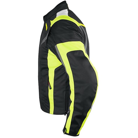 Tissu de veste de moto A-Pro Touring Sport Ace Yellow Fluo