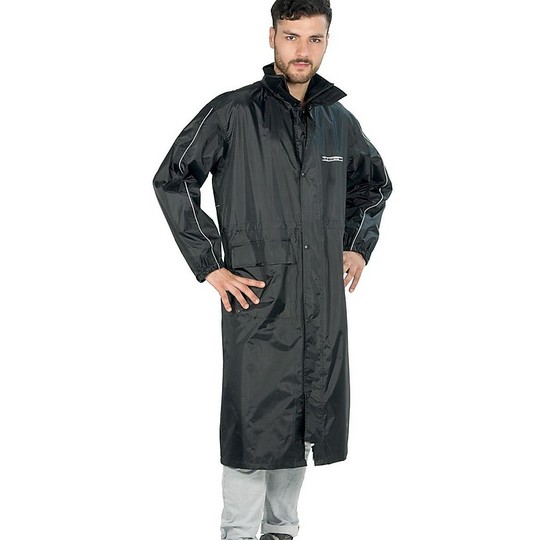 Tj Marvin E05 Waterproof Rainproof Trench Coat Black