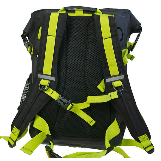 Tj Marvin PRO B16 Waterproof Backpack Black Yellow Fluo 30 Liters