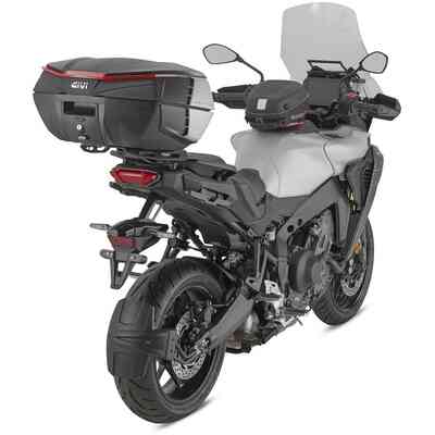 Top Case Universel Pour Moto, Coffre à Bagages En Aluminium Avec Dossier, Plaque De Base étanche, Boîtier De Rangement Arrière Pour Moto 28 L, 36 L, 45 L, 55 L - 4