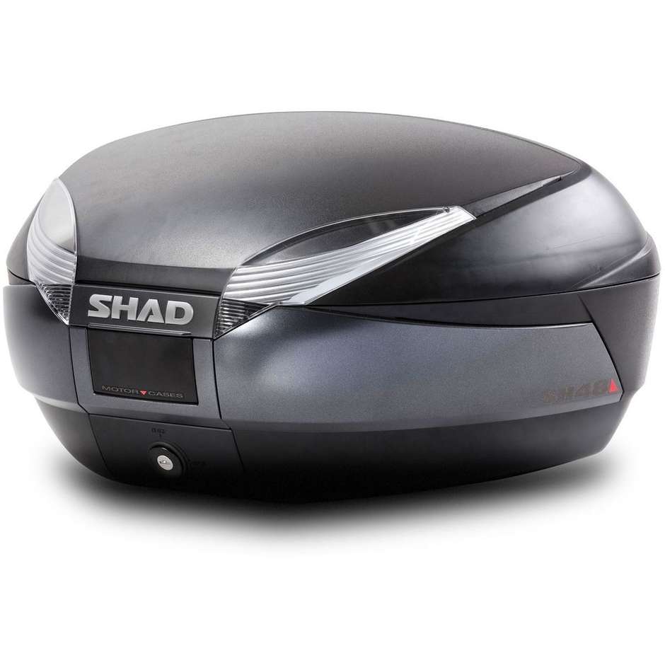 Top Case Moto Shad SH48 Noir Gris Foncé 48 Litres