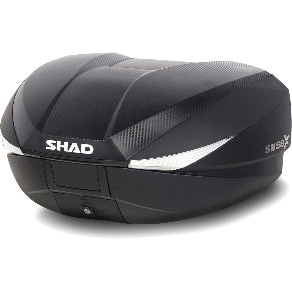 Top Case Moto Shad SH58X Erweiterbar von 46 auf 58 Liter Schwarz