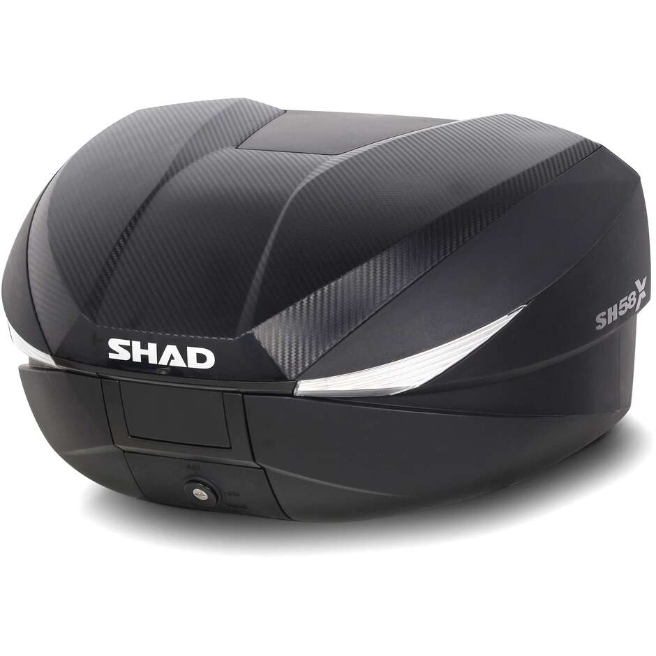 Top Case Moto Shad SH58X Erweiterbar von 46 auf 58 Liter Schwarz