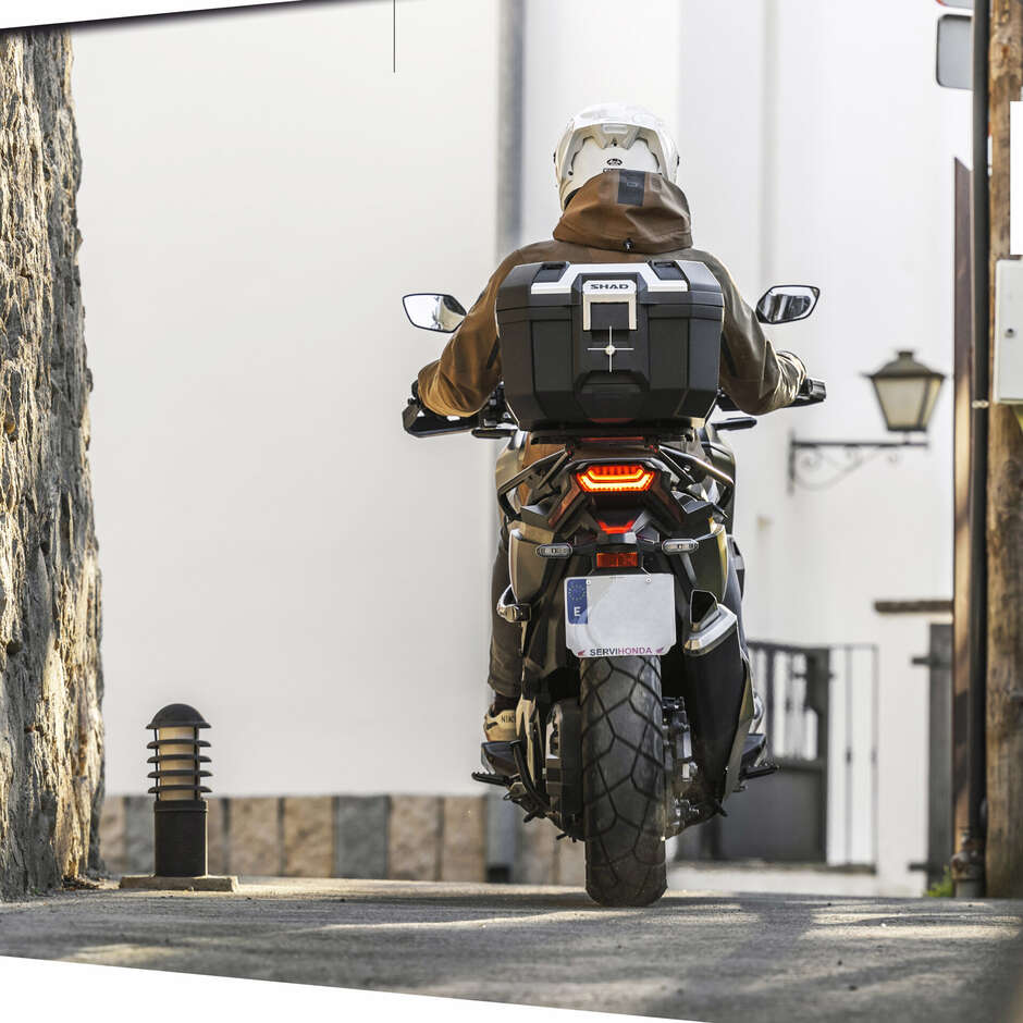 Top case moto Shad TERRA TR41 Silver Cover en aluminium