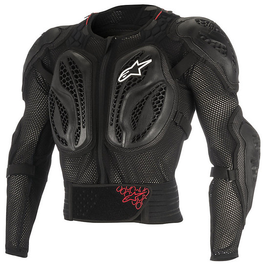 Total Protection for Kids Cross Enduro Motorcycle Alpinestars YOUTH BIONIC ACTION Black Red
