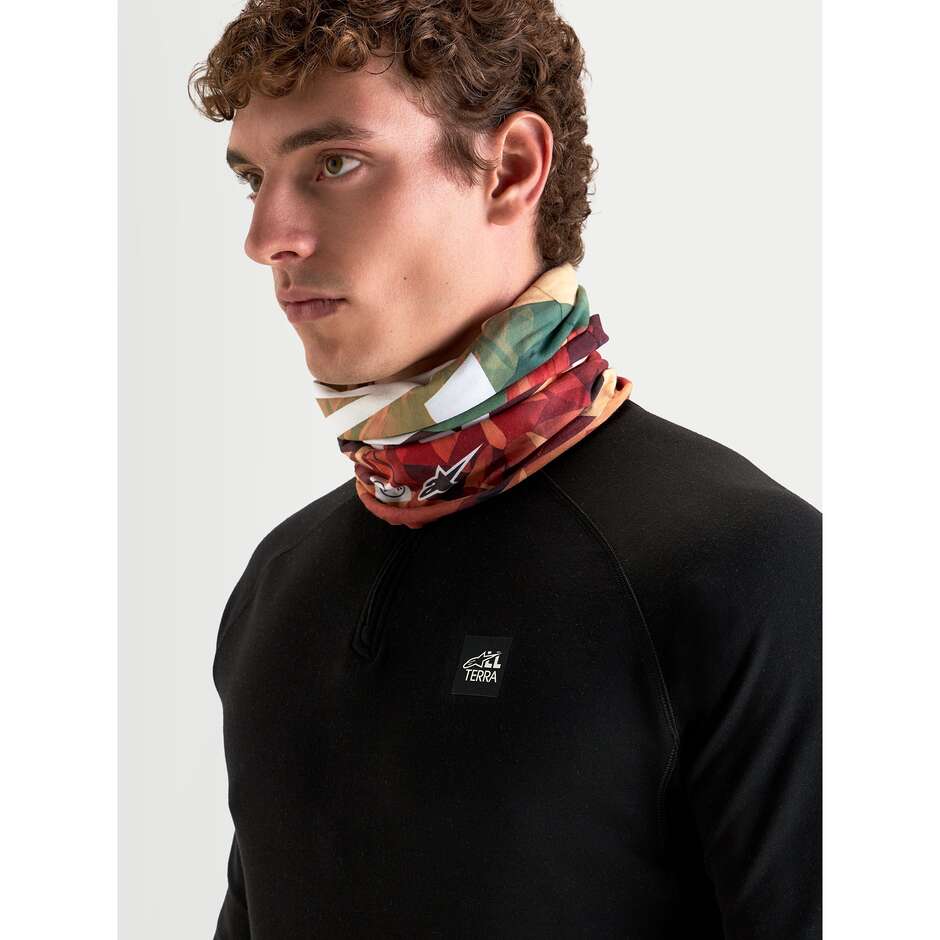 Tour de cou Alpinestars BUFF PEAKS PRIMALOFT, couleur terre