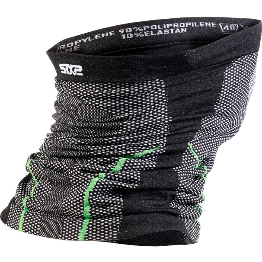 Tour de cou multifonctionnel Sixs BT TBXL en carbone noir