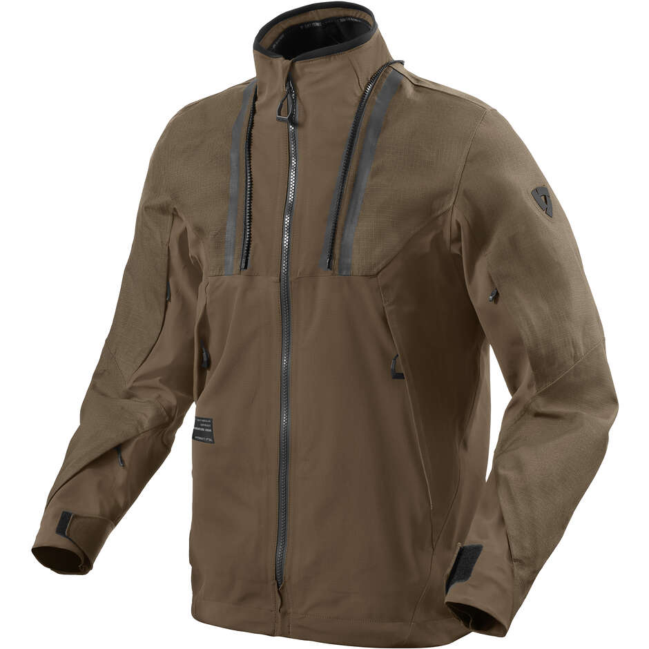 Touring Adventure Rev'it COMPONENT 2 H2O Brown Motorcycle Jacket