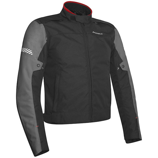 Touring Fabric Jacket Acerbis Discovery Ghibly Black Gray