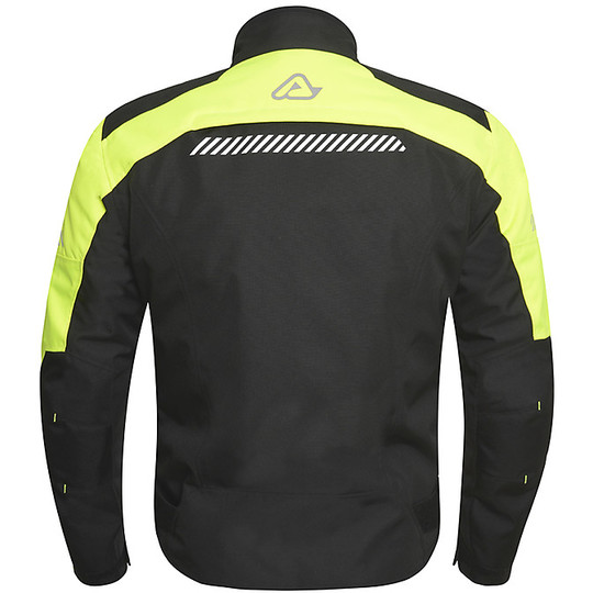 Touring Fabric Jacket Acerbis Discovery Ghibly Black Yellow