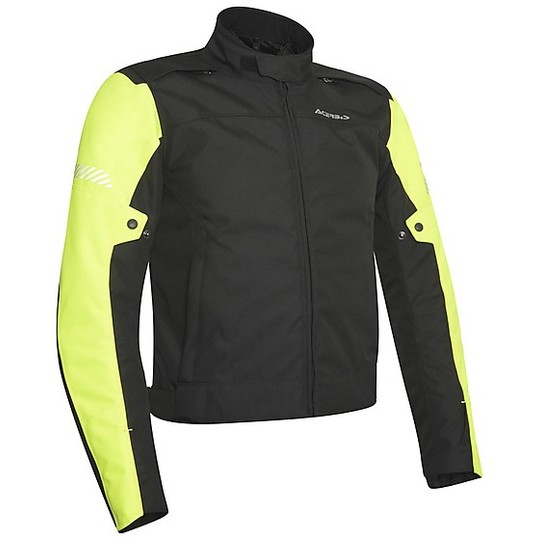 Touring Fabric Jacket Acerbis Discovery Ghibly Black Yellow