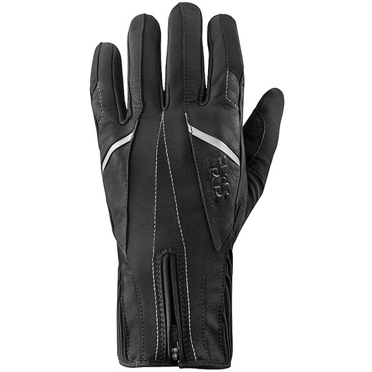 Touring Gloves For Woman in Leather and Fabric Touring Mid Season Ixs Arina